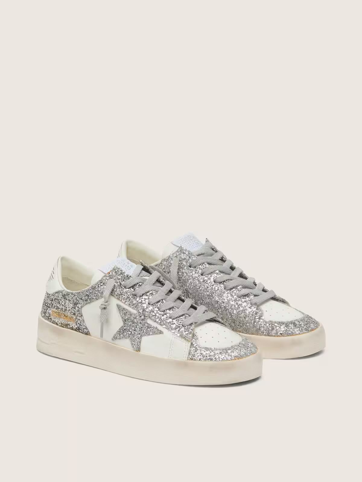 Super-Star Femme Argent Pailleté