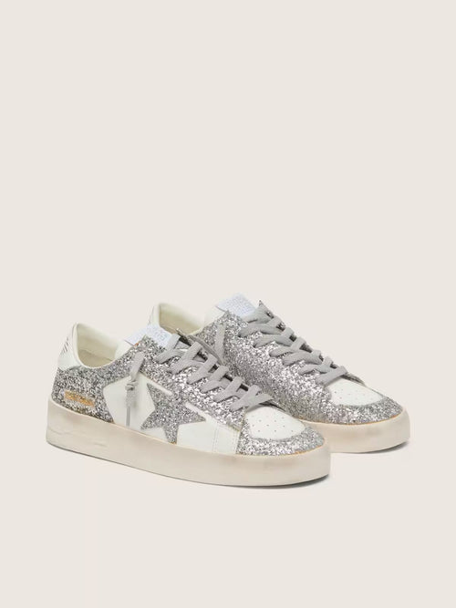 Super-Star Femme Argent Pailleté